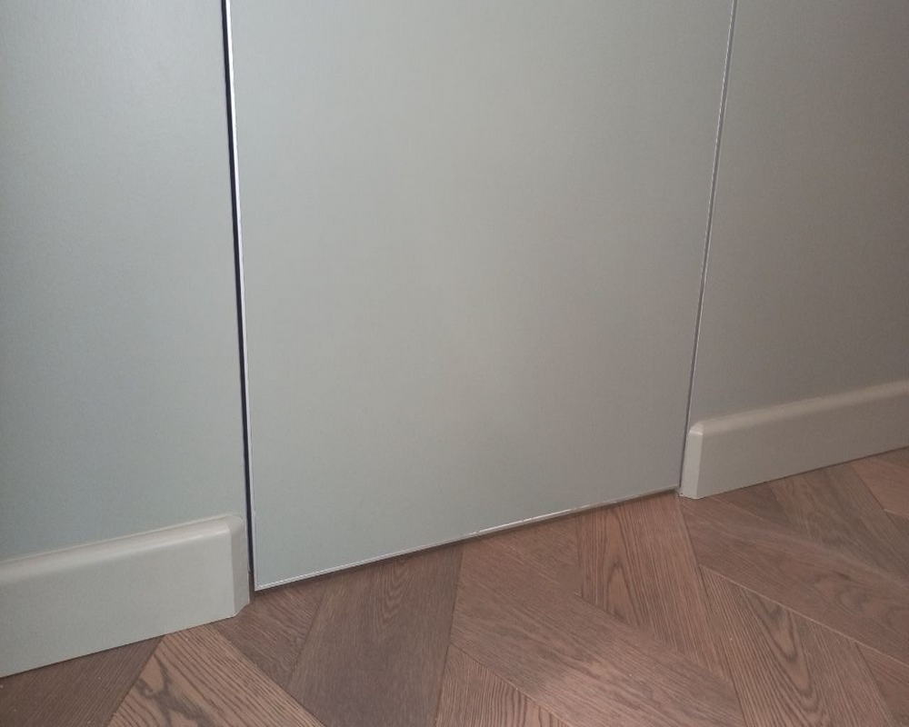 Плинтус ХДФ Dollken FL 25мм х 5мм х 2,5м 1013 (5012) Белый