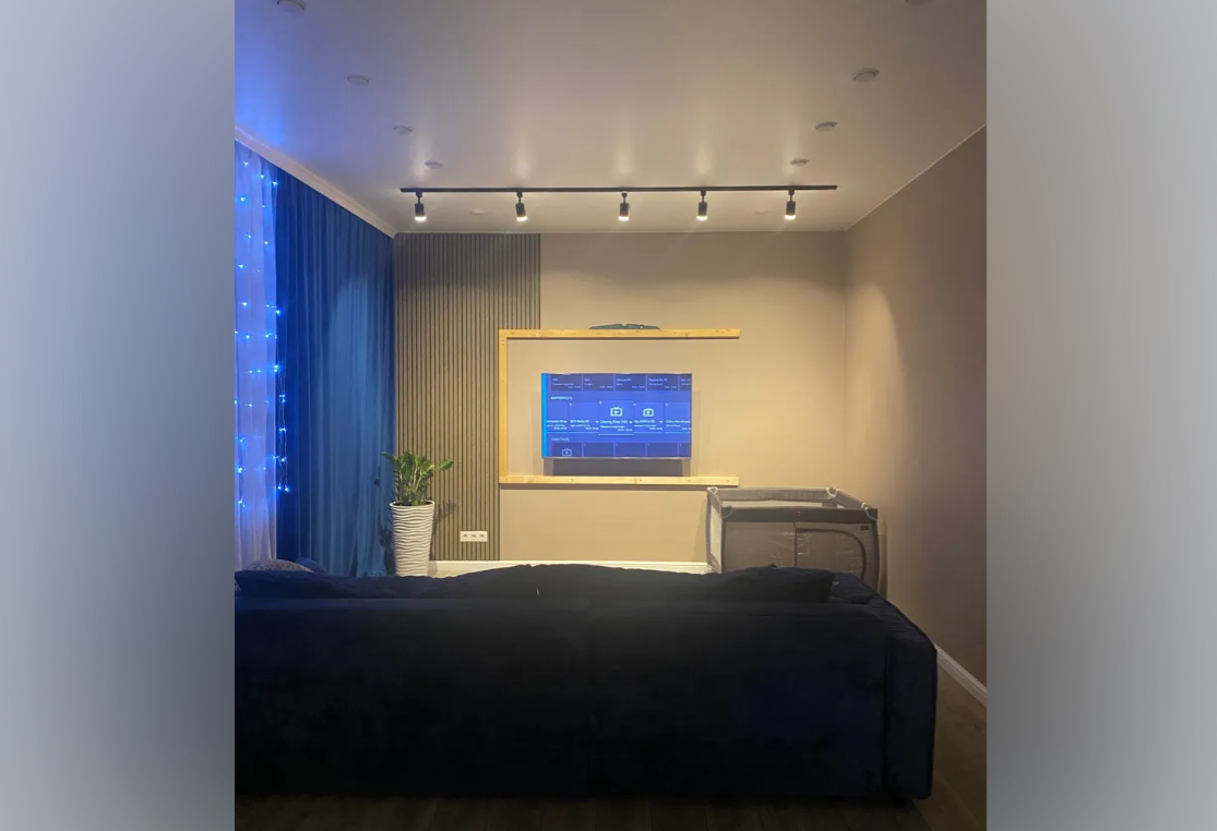 Панель вспененный полистирол ГРЕЙС 3D RAIL 120*2700 мм. Ясень серый