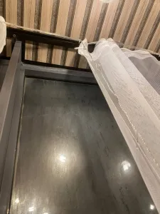 Карниз Шина черный комплект 3-х ряд ПВХ Волшебная палочка 1,6м