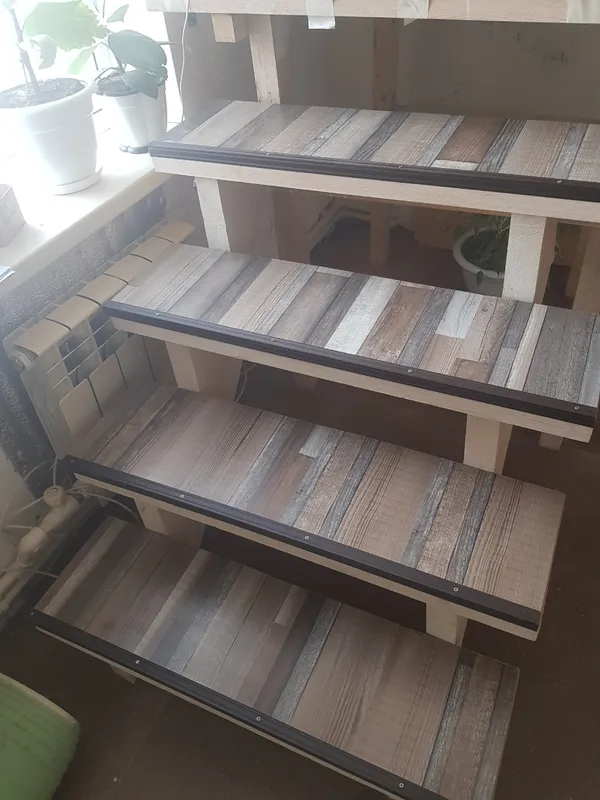 Порог угловой ПУ 05.900.R195 Сосна серебристая