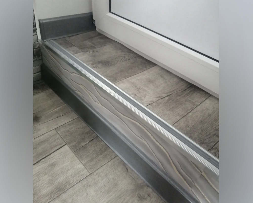 Порог одноуровневый ПС 08-1.2700.242л Шампань