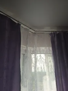 Карниз двухрядный кованый УЮТ d16мм 2,8м Белый