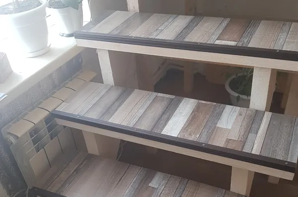 Порог угловой ПУ 05.900.R128 Дуб престиж