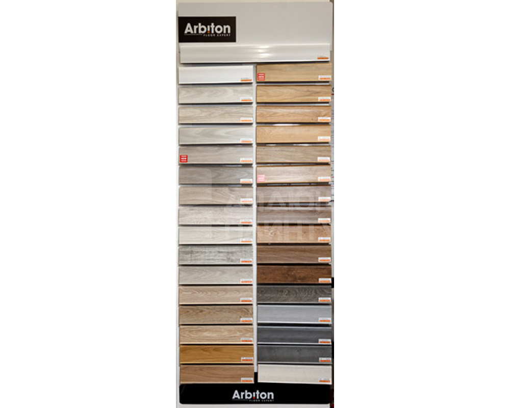 Плинтус ПВХ со съемной панелью Arbiton INDO 040 Белый Матовый