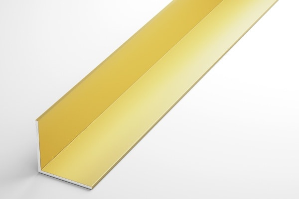 Уголок равнополочный 25х25 мм Уп 10.2000.502л Золото. Цена за 5 штук.