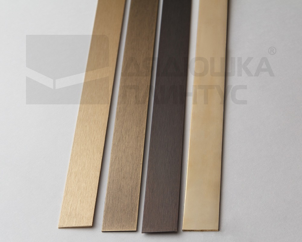 Полоса (латунь/шлифовка/лак, 3 000х10х1)