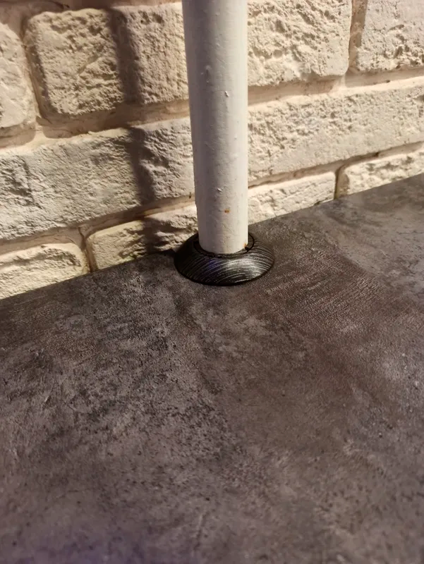 Розетта для труб ПВХ Cezar D22 M090 Черный