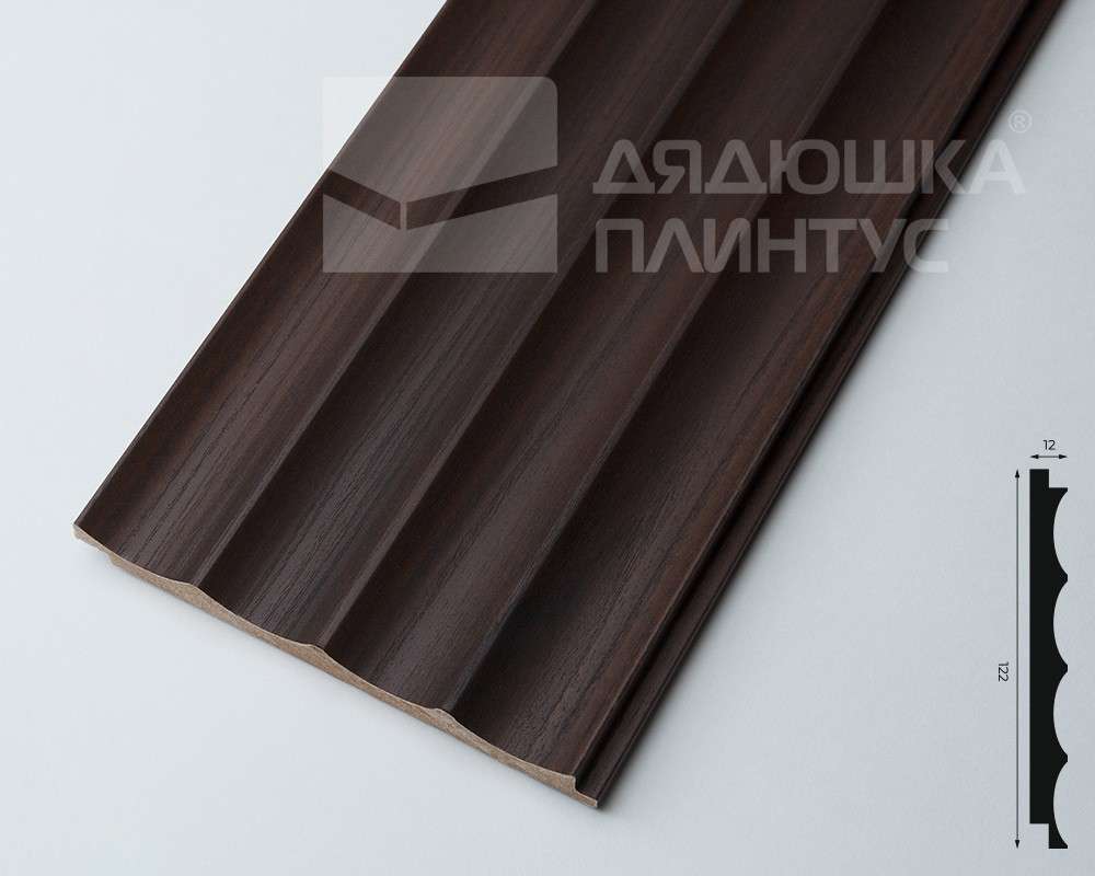 Панель МДФ ACUPAN 61.08.122506.94 волны 12х122х2760 мм Эльм коричневый