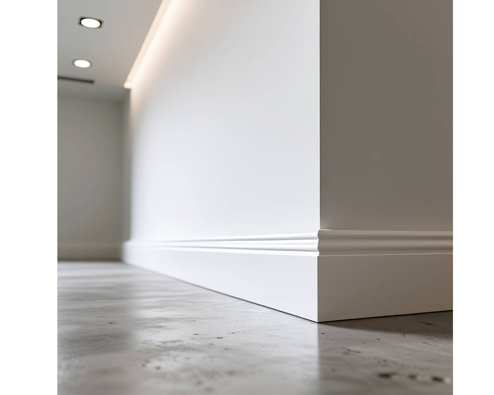 Плинтус из полистирола высокой плотности HI WOOD B150 149мм х 26мм х 2,0м.