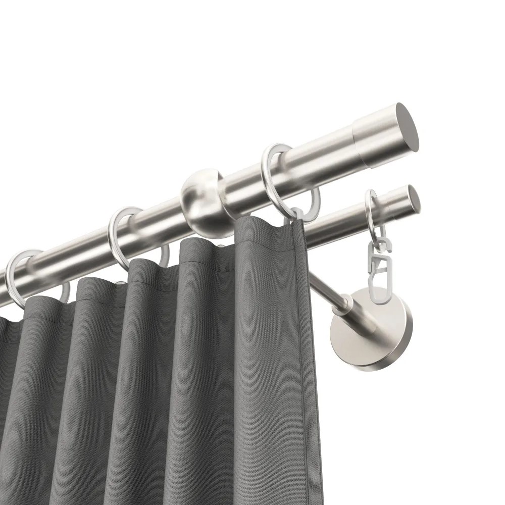 Карниз двухрядный кованый УЮТ d25мм 1,8м Сталь