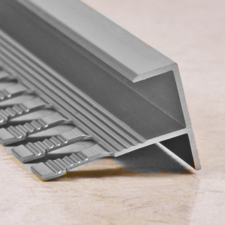 Профиль окантовочный Волшебная палочка MSPK 13.2700.01L 10мм 2,7м Серебро люкс