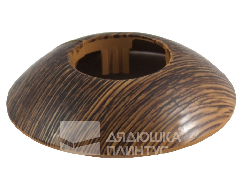 Розетта для труб ПВХ Грейс D16 128 Дуб престиж