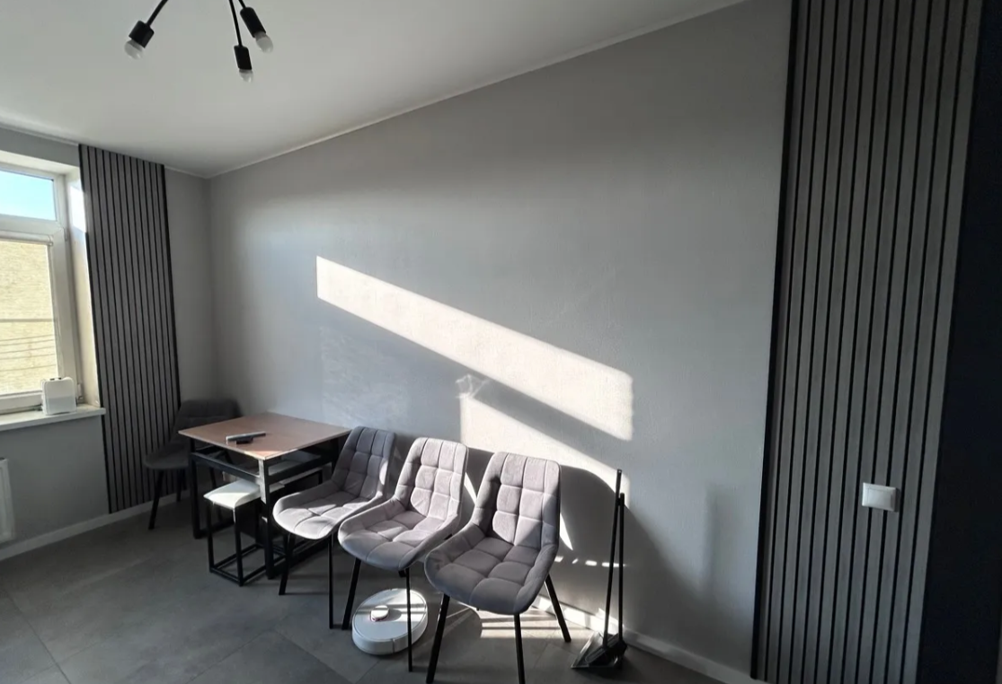 Панель вспененный полистирол ГРЕЙС 3D RAIL 120*2700 мм. Ясень серый