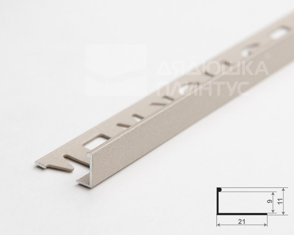 Профиль окантовочный Волшебная палочка MSPK 01.2700.74749 Кремовый рустик