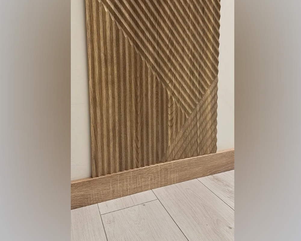 Плинтус напольный Salag Alpha 80 КП Мятный Дуб 2,4м