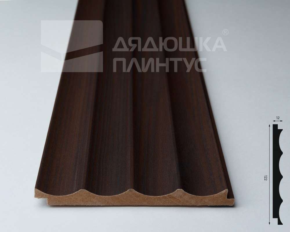 Панель МДФ ACUPAN 61.08.122506.94 волны 12х122х2760 мм Эльм коричневый