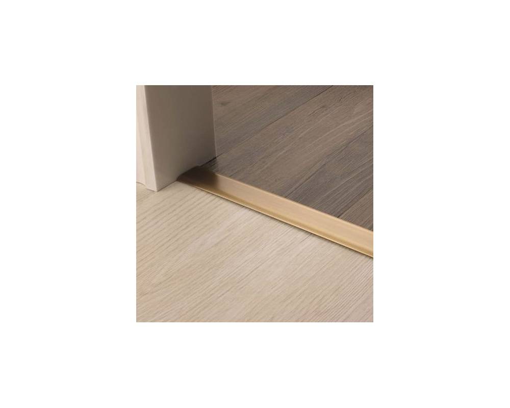 PVL36-04 Профиль Т-образный плоский латунь Антик бронза светлая 18мм х 2.7м