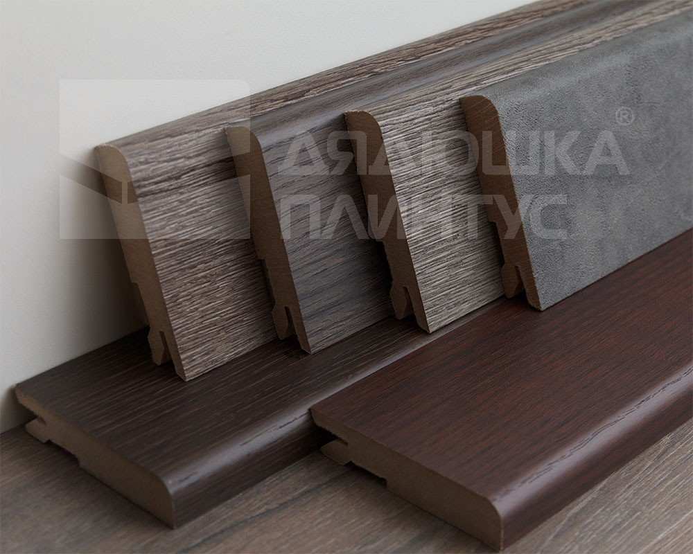 Плинтус МДФ Лука Пл 80МДФ.2700.Point line 24015 Дуб оверленд