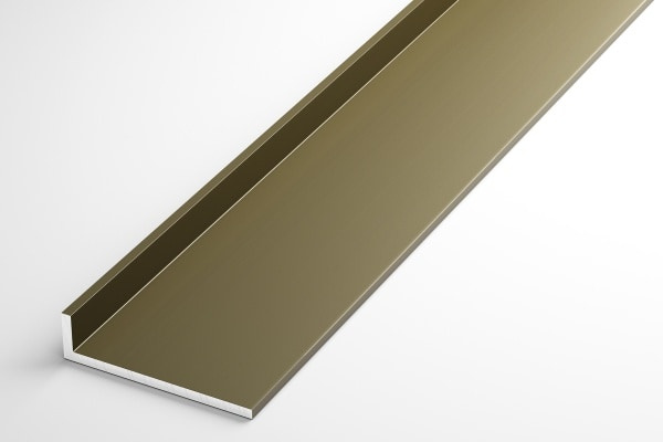 Уголок разнополочный 40*10 мм Уп 13.2000.504л Бронза. Цена за 5 штук.