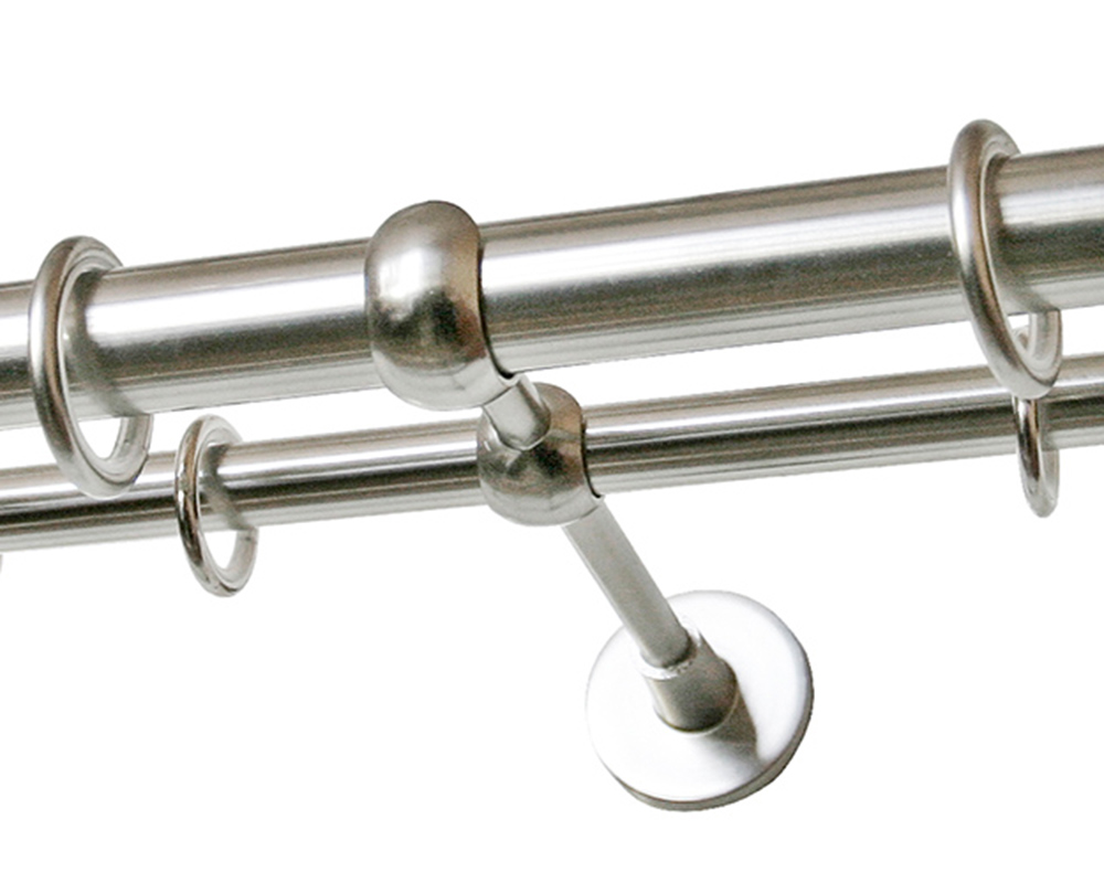 Карниз двухрядный кованый УЮТ d25мм 1,8м Сталь