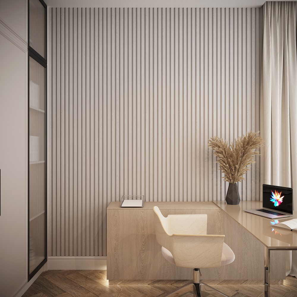 Рейка завершающая с монтажной планкой для панелей МДФ 2,75м L01/L02 Береза